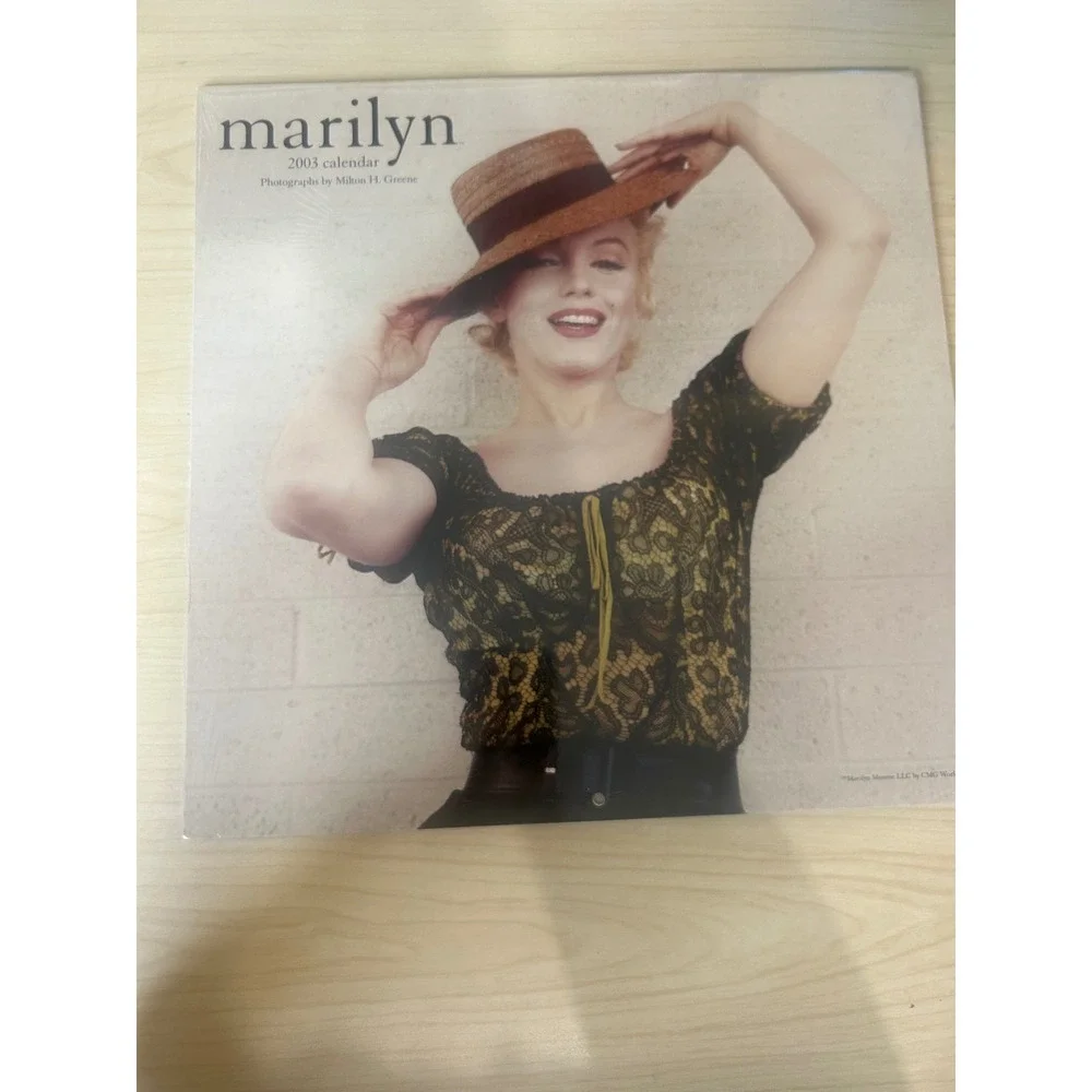 Vintage Marilyn Monroe 2003 Wall Calendar‎ Milton H Greene Photos Sealed New